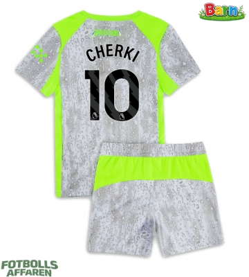 Manchester City Rayan Cherki #10 Tredjeställ Barn 2025-26 Kortärmad (+ Korta byxor)